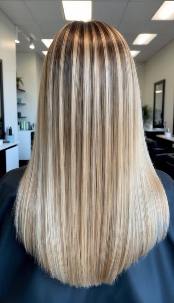 33 Chunky Highlight Hair Ideas Bold Streaks for a Nostalgic 90s Vibe