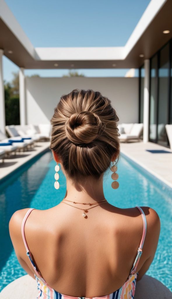 27 Pool Hair Ideas Hairstyles: Cute and Easy Swimming Looks for Summer ...